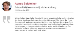 Testimonial Agnes Beisteiner
