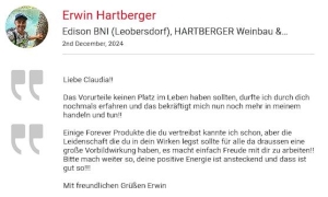 Testominial Erwin Hartberger