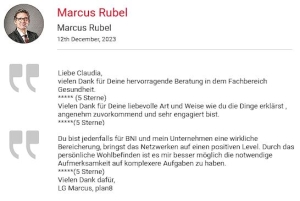 Testimonial Marcus Rubel